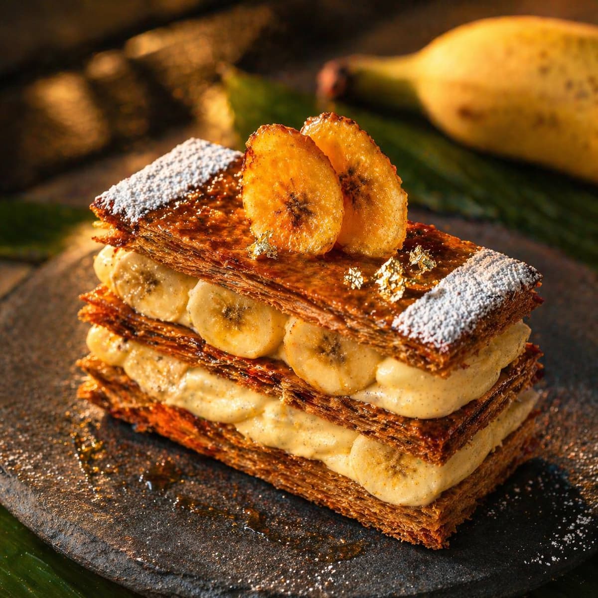 島バナナのミルフィーユ