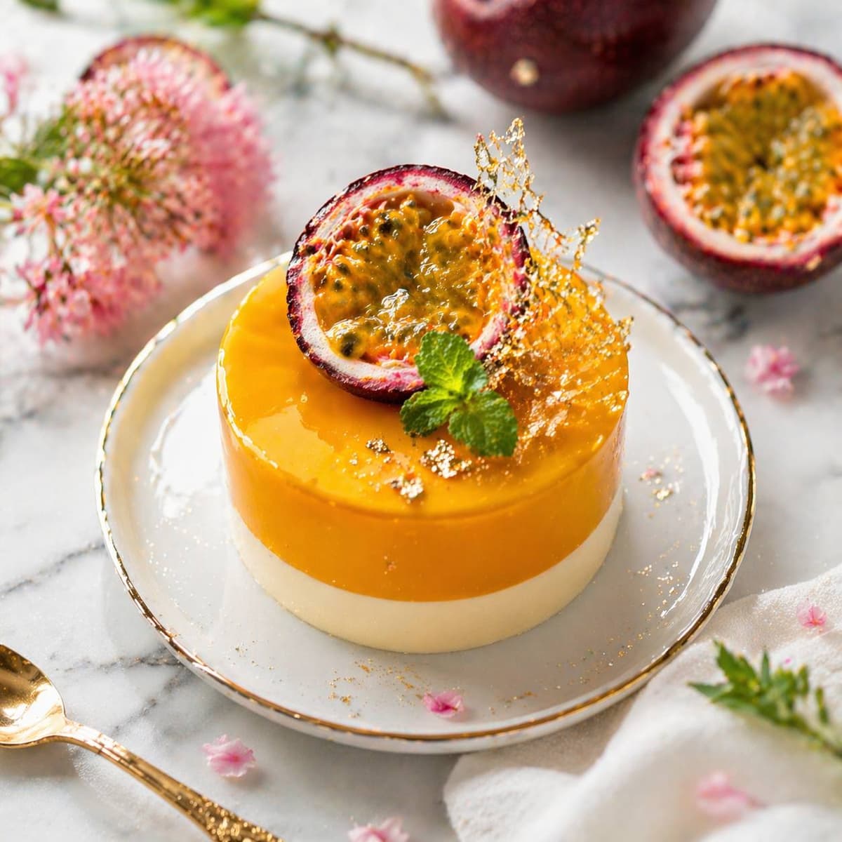 パッションフルーツのムース